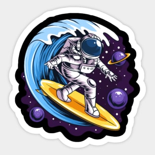Astronautsurfer Sticker